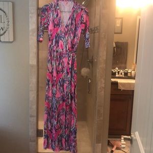 Lily Pulitzer Wrap Maxi Dress